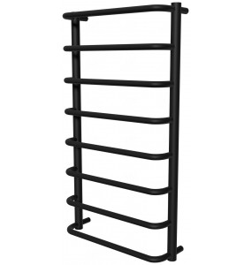 Рушникосушка Modern 8 чорна RAL9005 драбинка 850x482, black