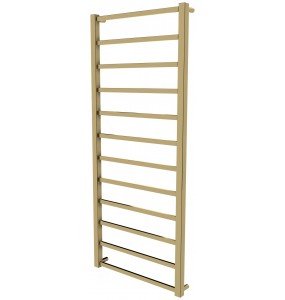 Рушникосушка Quatro 12 золото драбинка 1250x530, gold