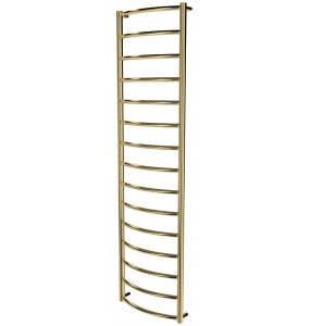 Золота рушникосушка Classic 15 драбинка 1550x432, gold