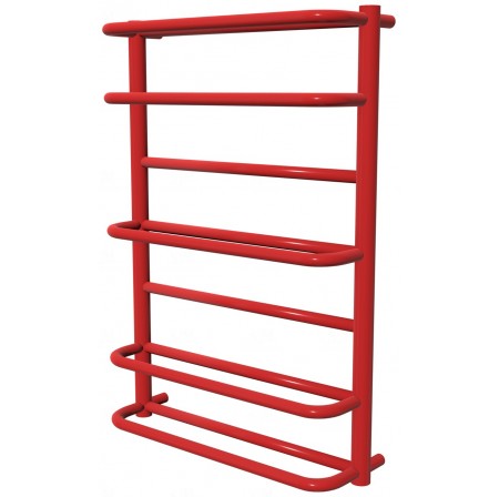 Червона сушка для рушників Comfort 7 RAL3020 драбинка 750x532, red