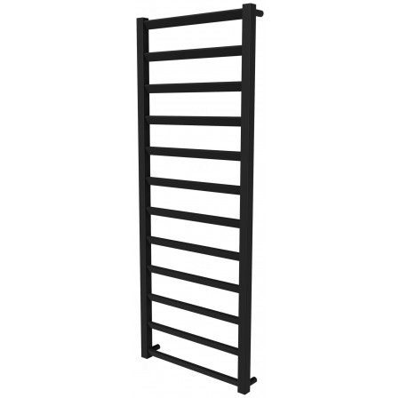 Сушарка для рушників Slide 12 чорна RAL9005 драбинка 1250x480, black