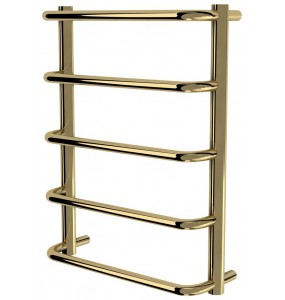 Золота рушникосушка Modern 5 драбинка 550x432, gold