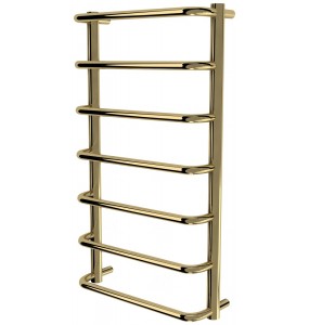 Золота сушка для рушників Modern 7 драбинка 750x432, gold
