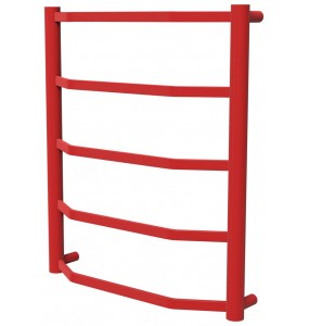 Червона сушарка для рушників Luxe 5 RAL3020 драбинка 550x482, red