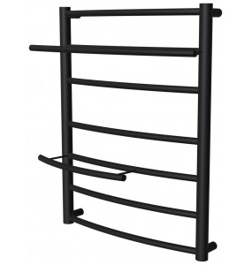Рушникосушилка Safo 7 чорна RAL9005 драбинка 600x482, black