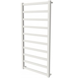 Біла рушникосушка Extra 10 RAL9016 драбинка 1050x530, white