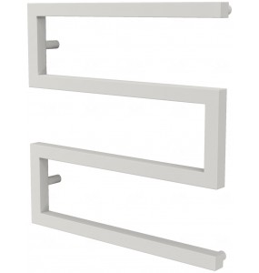 Сушарка для рушників Ultra 3 біла RAL9016 змійка 530x500, white