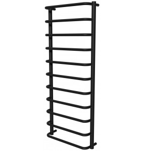 Сушка для рушників Modern 11 чорна RAL9005 драбинка 1150x482, black