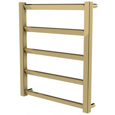 Золота рушникосушка Slide 5 драбинка 550x480, gold