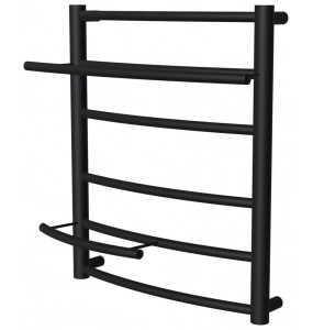 Чорна сушарка для рушників Safo 6 RAL9005 драбинка 500x432, black