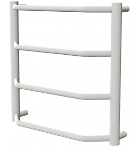 Рушникосушка Standart 4 біла RAL9016 драбинка 450x482, white