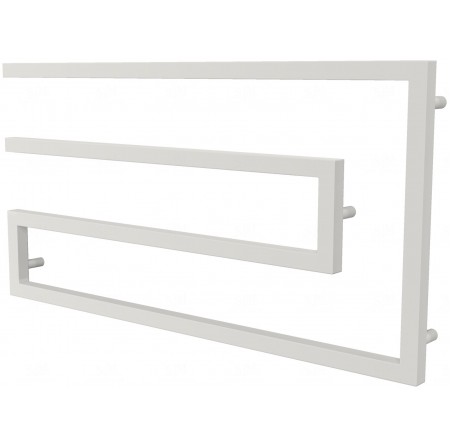 Біла сушарка для рушників Phyton 7 RAL9016 змійка 510x1000, white