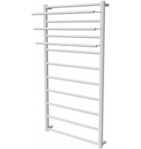 Біла сушка для рушників Elegant 10 RAL9016 драбинка 1050x532, white