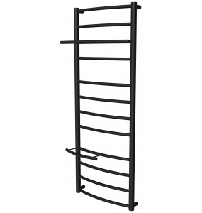 Рушникосушка Safo 11 чорна RAL9005 драбинка 1000x532, black