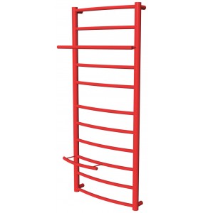 Червона рушникосушка Safo 10 RAL3020 драбинка 900x532, red