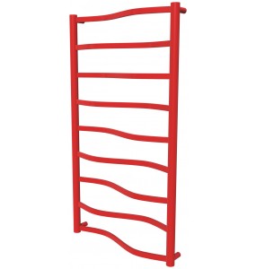 Червона рушникосушка Lagoon 9 RAL3020 драбинка 950x532, red