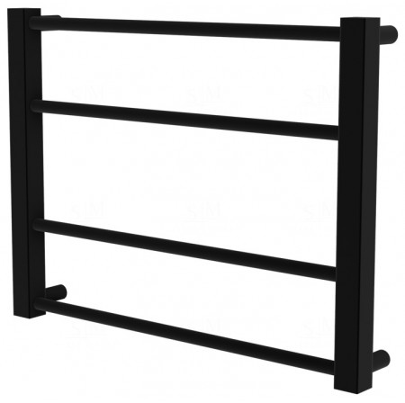 Сушарка для рушників Sonnet 4 чорна RAL9005 драбинка 400x530, black