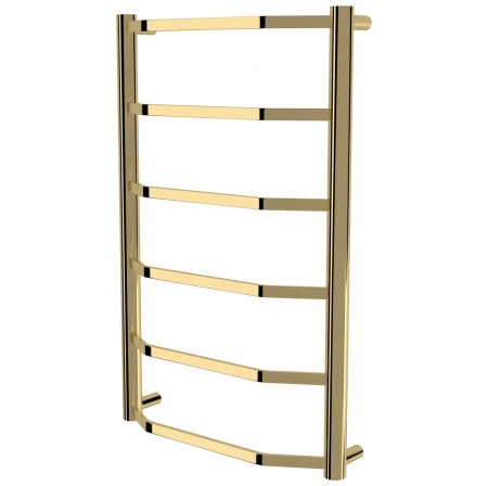 Золота сушарка для рушників Luxe 6 драбинка 650x432, gold