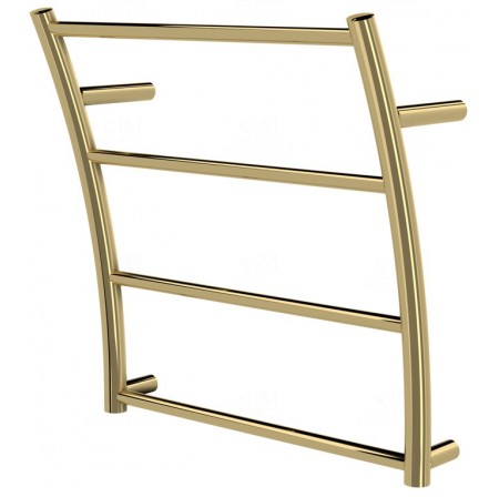 Сушарка для рушників Wave 4 золото драбинка 440x425, gold
