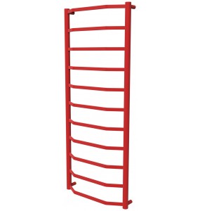Рушникосушка Luxe 11 червона RAL3020 драбинка 1150x482, red