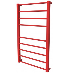 Рушникосушка Sonnet 9 червона RAL3020 драбинка 850x530, red