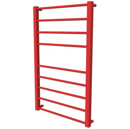 Рушникосушка Sonnet 9 червона RAL3020 драбинка 850x530, red