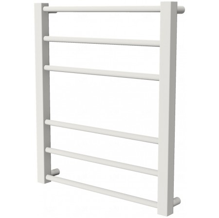 Біла рушникосушка Sonnet 6 RAL9016 драбинка 550x480, white