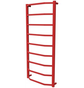 Сушарка для рушників Luxe 9 червона RAL3020 драбинка 950x432, red