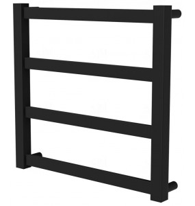 Сушарка для рушників Extra 4 чорна RAL9005 драбинка 450x480, black