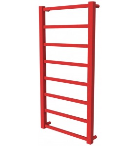 Рушникосушка Quatro 8 червона RAL3020 драбинка 850x430, red