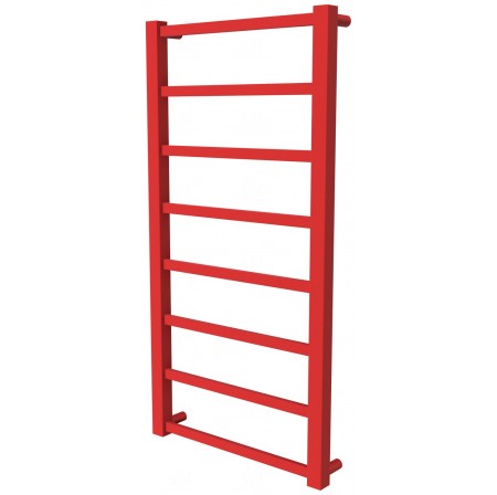 Рушникосушка Quatro 8 червона RAL3020 драбинка 850x430, red