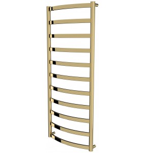 Золота рушникосушка Maxima 11 драбинка 1150x482, gold