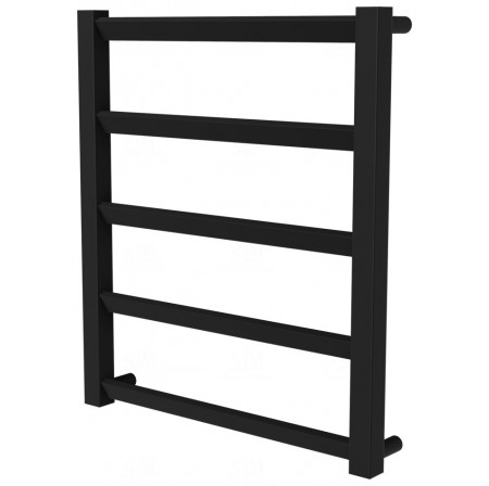 Рушникосушка Slide 5 чорна RAL9005 драбинка 550x480, black