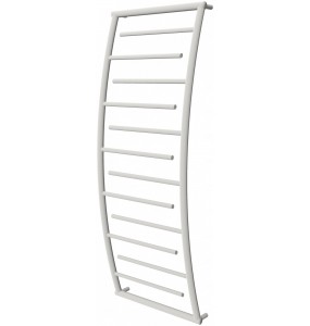 Біла рушникосушка Atlantica 12 RAL9016 драбинка 1350x532, white