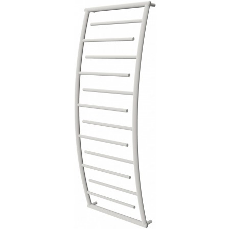 Біла рушникосушка Atlantica 12 RAL9016 драбинка 1350x532, white