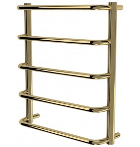 Золота рушникосушка Modern 5 драбинка 550x482, gold
