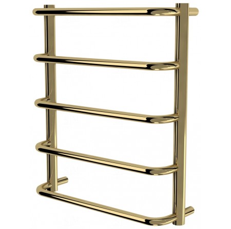 Золота рушникосушка Modern 5 драбинка 550x482, gold