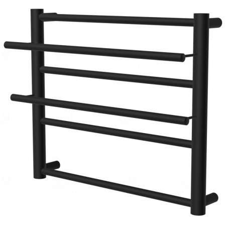 Рушникосушка Elegant 4 чорна RAL9005 драбинка 450x482, black