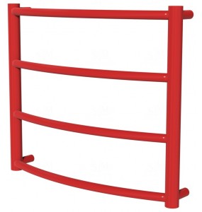Рушникосушка Classic 4 червона RAL3020 драбинка 450x532, red