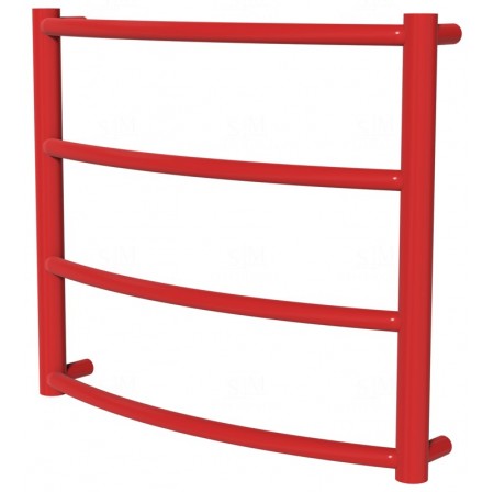 Рушникосушка Classic 4 червона RAL3020 драбинка 450x532, red