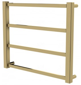 Рушникосушилка Quatro 4 золото драбинка 450x530, gold
