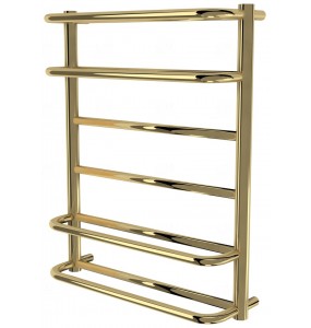 Золота рушникосушка Comfort 6 драбинка 650x532, gold