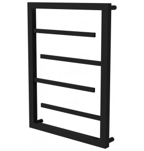 Сушарка для рушників Prestige 4 чорна RAL9005 драбинка 550x480, black