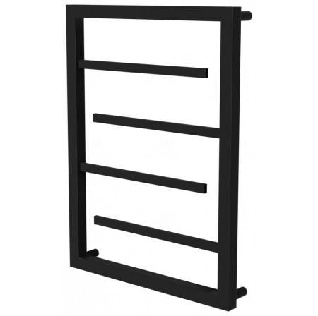 Сушарка для рушників Prestige 4 чорна RAL9005 драбинка 550x480, black