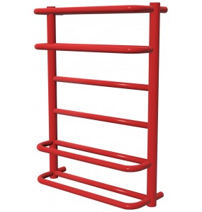 Червона рушникосушка Comfort 6 RAL3020 драбинка 650x482, red