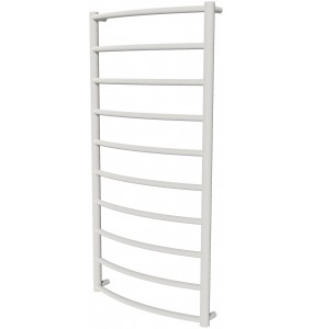 Біла рушникосушка Classic 10 RAL9016 драбинка 1050x532, white
