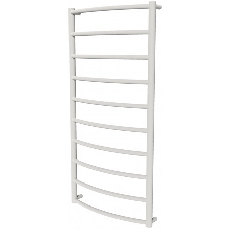 Біла рушникосушка Classic 10 RAL9016 драбинка 1050x532, white
