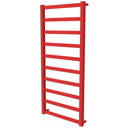 Червона рушникосушка Extra 10 RAL3020 драбинка 1050x480, red