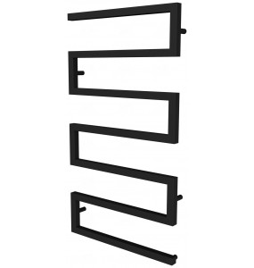 Чорна сушарка для рушників Ultra 6 RAL9005 змійка 1030x550, black