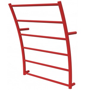 Рушникосушка Wave 6 червона RAL3020 драбинка 640x525, red